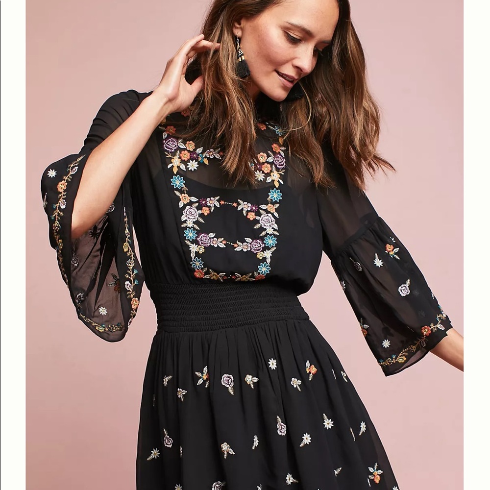 Maeve Embroidered Dress